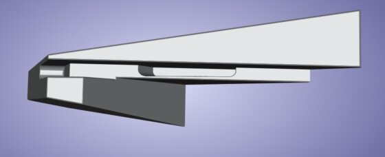 Bauteil im Additive Moulding CAD-Ansicht