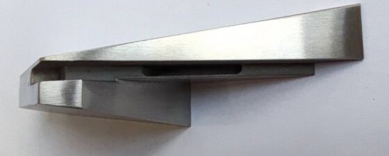 Slider in Edelstahl im Additive Moulding Verfahren herfestellt.